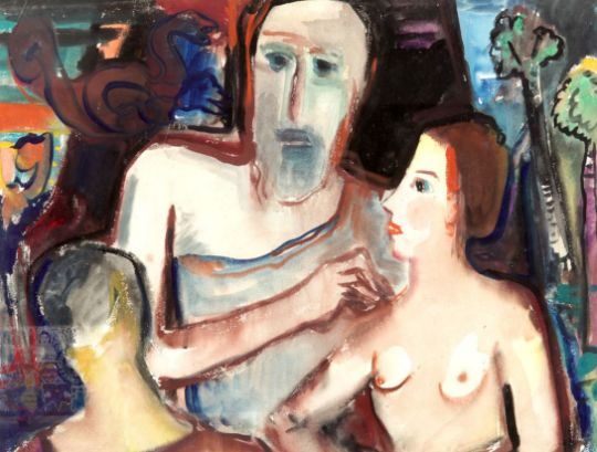 - Aquarell, unsign. - Willy Knoop