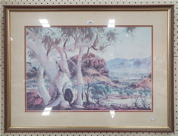 AN ALBERT NAMATJIRA PRINT by Albert Namatjira