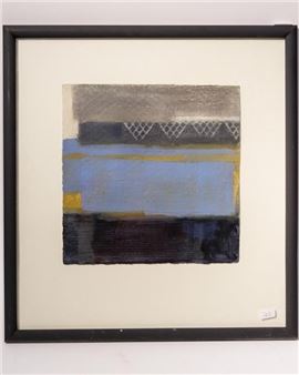 Colour collage. Abstract. 11 x 11". - Shelley Rusen