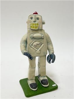 Ceramic figurine. "Innovation Place". 11"H. - Jordan van Sewell