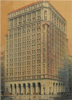 Architectural Concept Drawing - Atlee B. Ayres