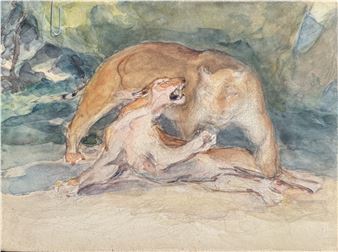 Graham, James Lillie - Deux pumas - James Lillie Graham