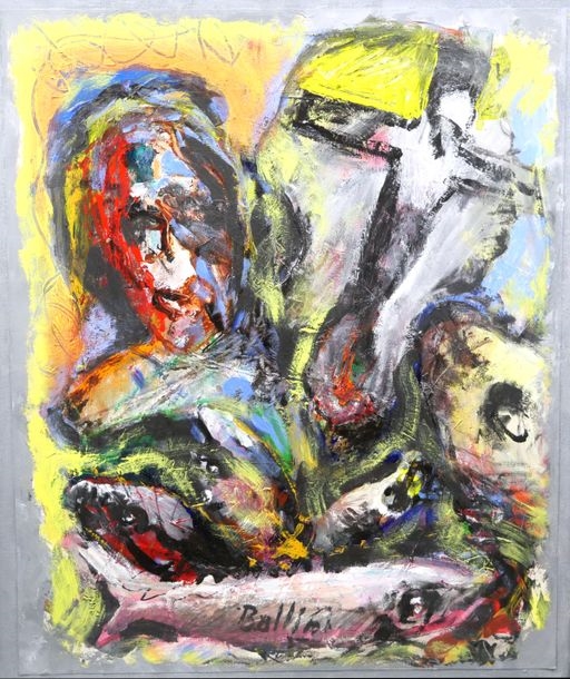 Gilles Ballini | Still life with fish and crucifix | MutualArt