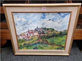 a French town - Petrus Johannes Moeton