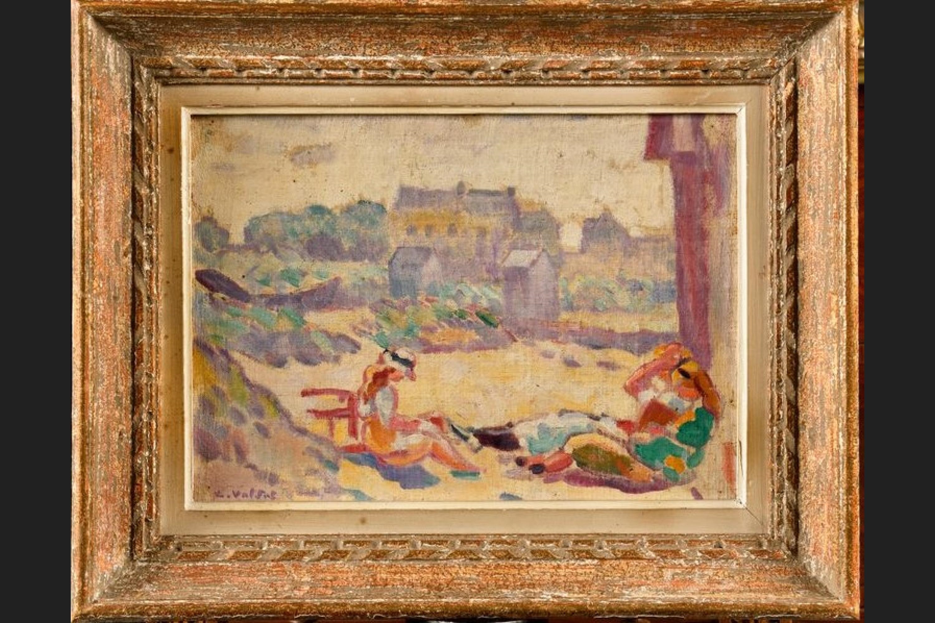 Louis Valtat | LECTURE SUR LA PLAGE, circa 1925 (Circa 1925) | MutualArt