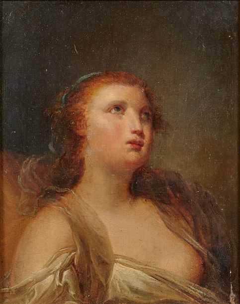 Jeanne-Philiberte Ledoux | Portrait of a draped woman | MutualArt