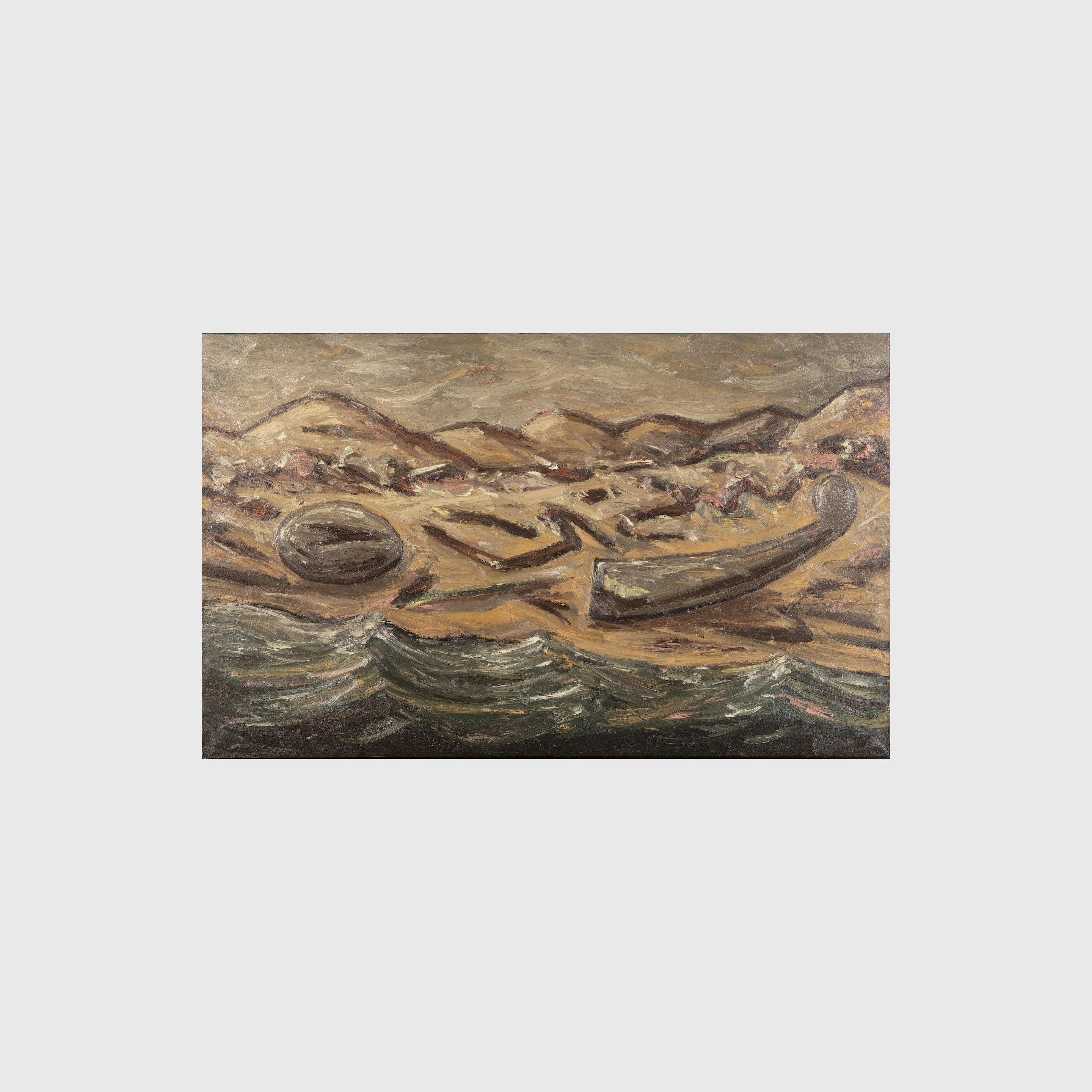 Painting (Strange Landscape with Sea), 1985 by Peter Booth, 1985