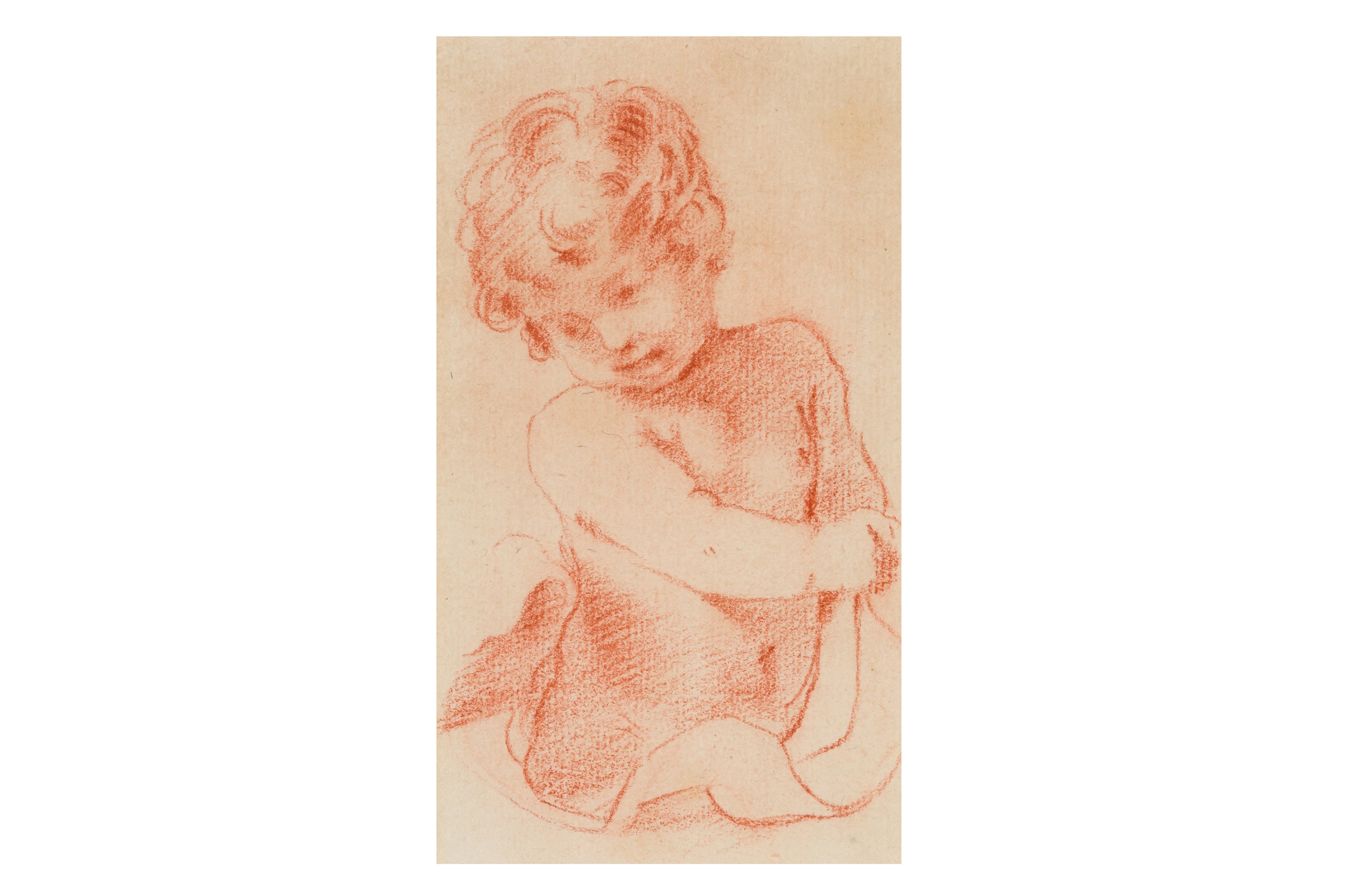 Study of a putto - French School, 19th Century
