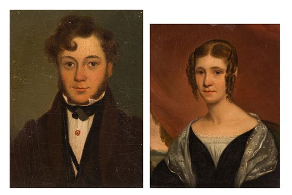 Portrait of a lady by Bennett Hubbard, 1839