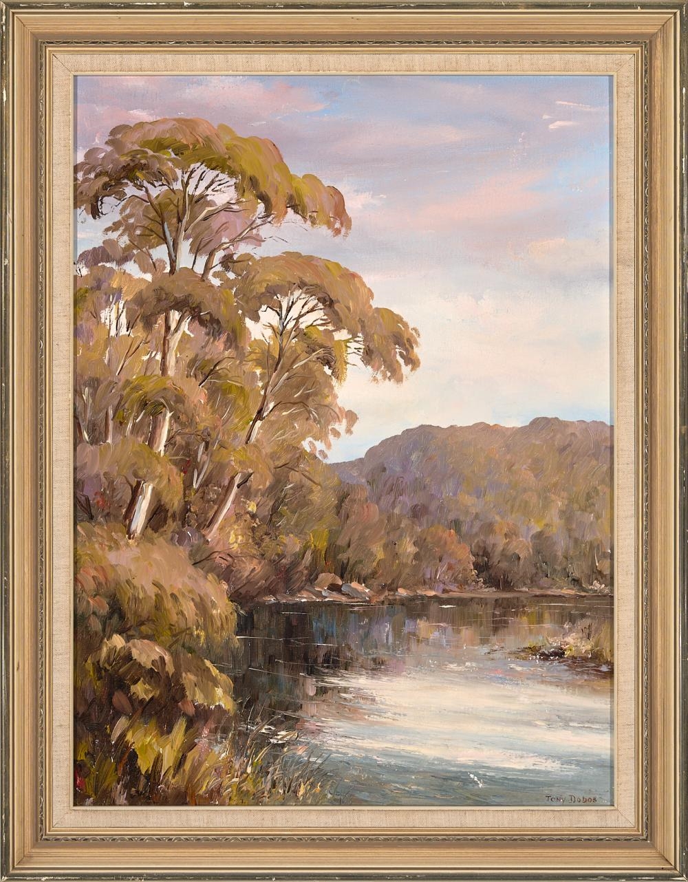 Tony Dobos | Untitled (River Scene) | MutualArt