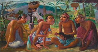 Village Scene, Bali, 2012 - Pudjiami