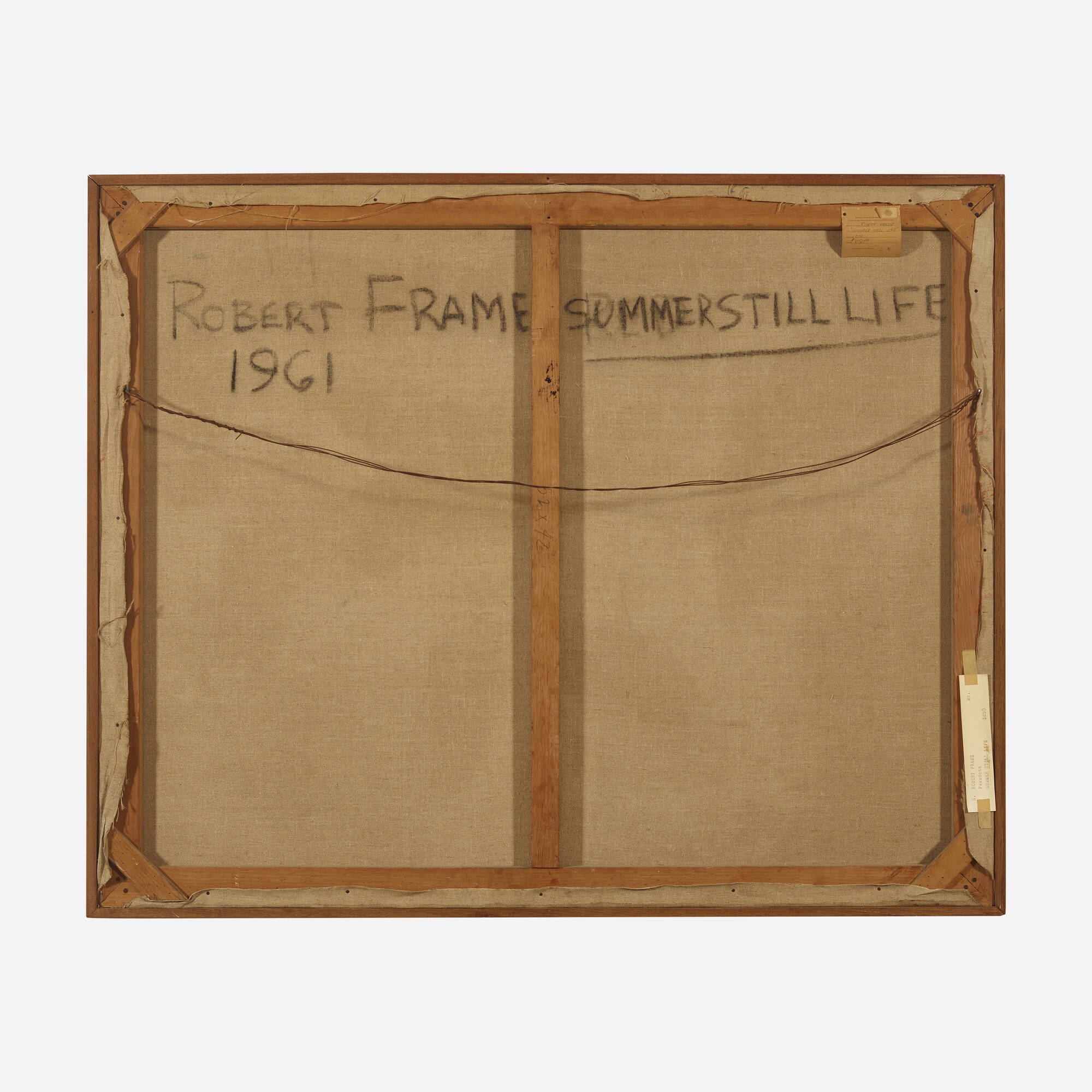 Artwork by Robert Frame, Summer Still Life, Made of oil on canvas