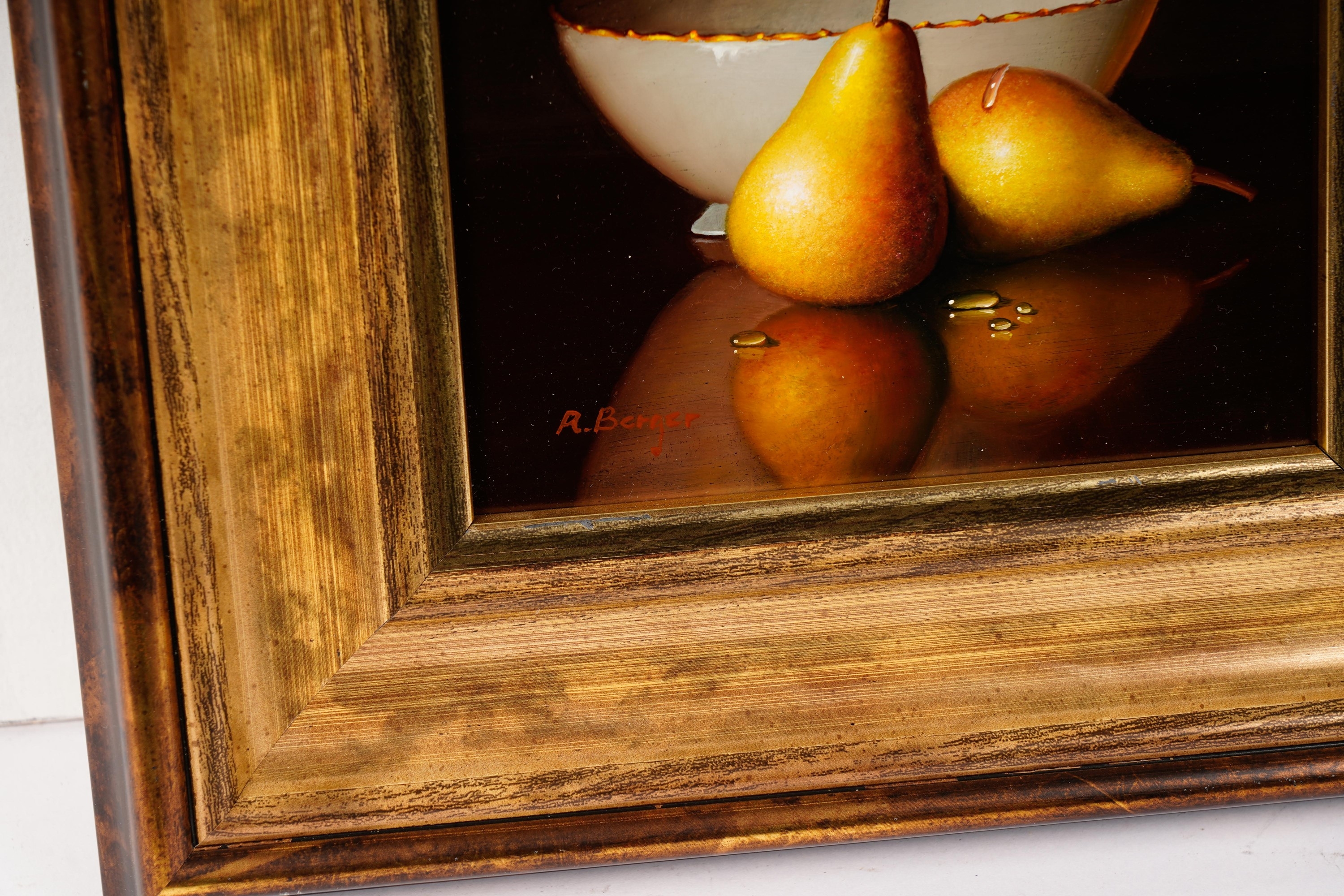 Ronald Berger | Ronald Berger - Porcelain and Pears | oil | MutualArt