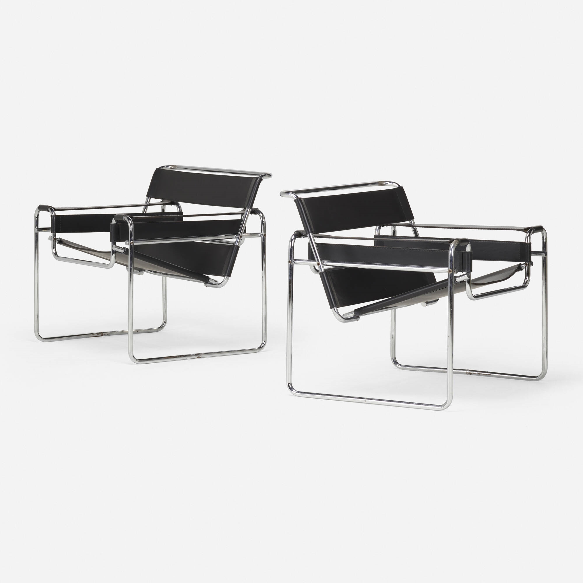 Wassily lounge chairs, pair - Marcel Breuer