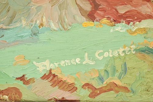 Florence L. Coletti | Original oil painting on board by listed artist ...