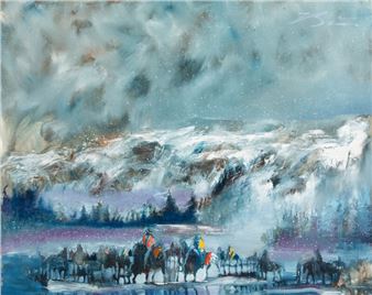 Another Storm Along the Rockies - Earl Biss
