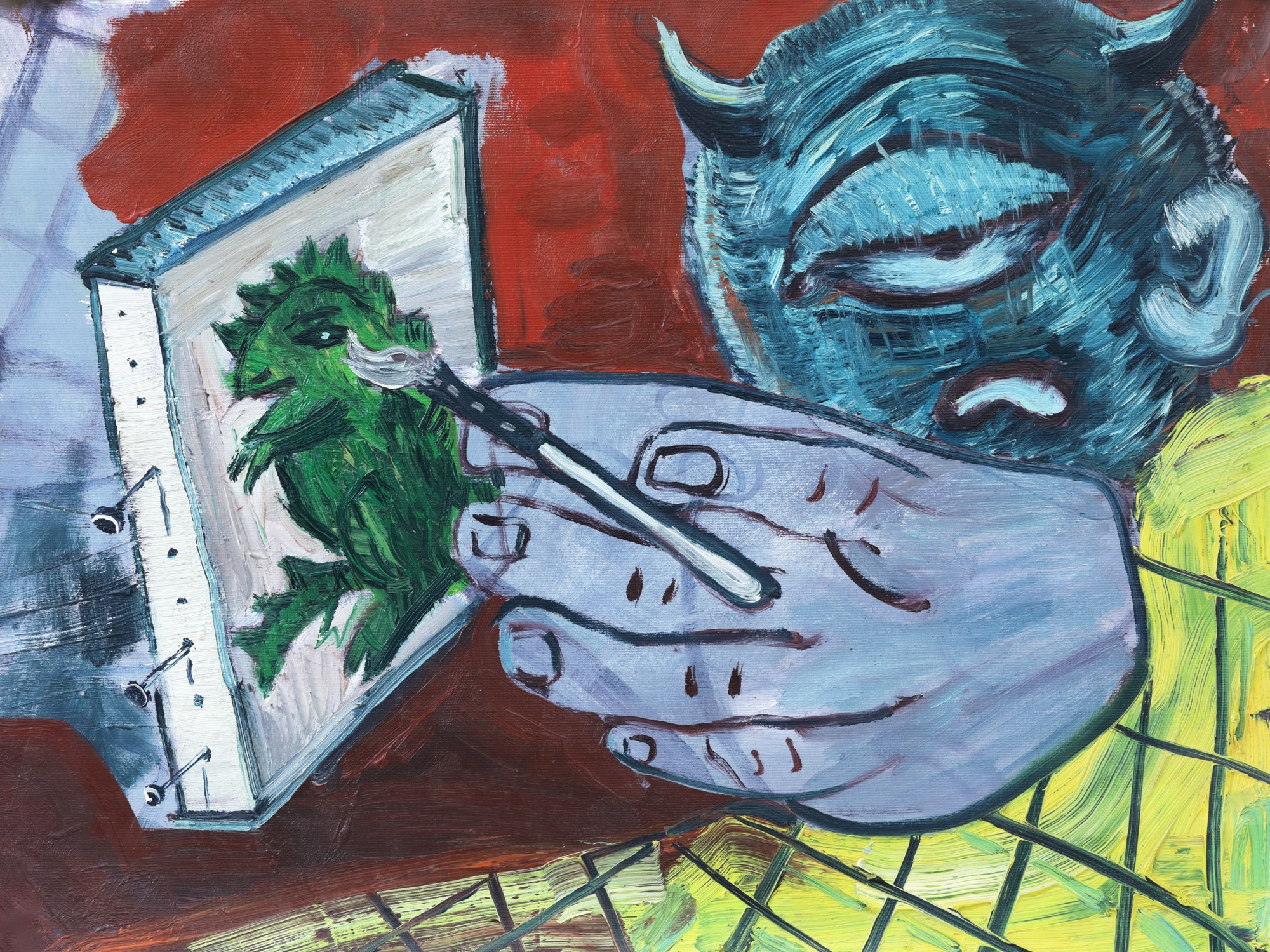 Artwork by Tincuța Marin, Untitled, Made of oil on canvas