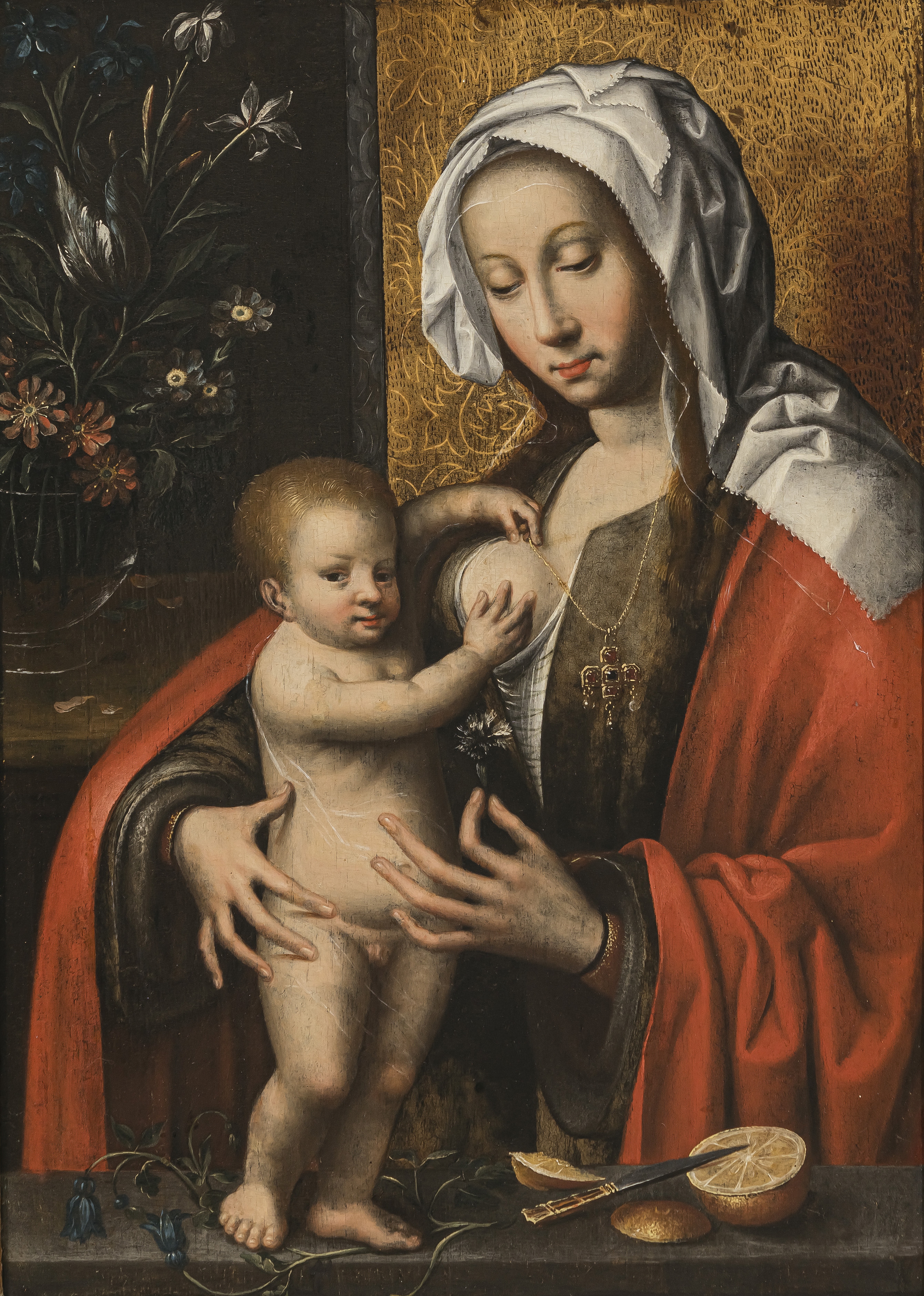 Mary with the Child - Joos van Cleve