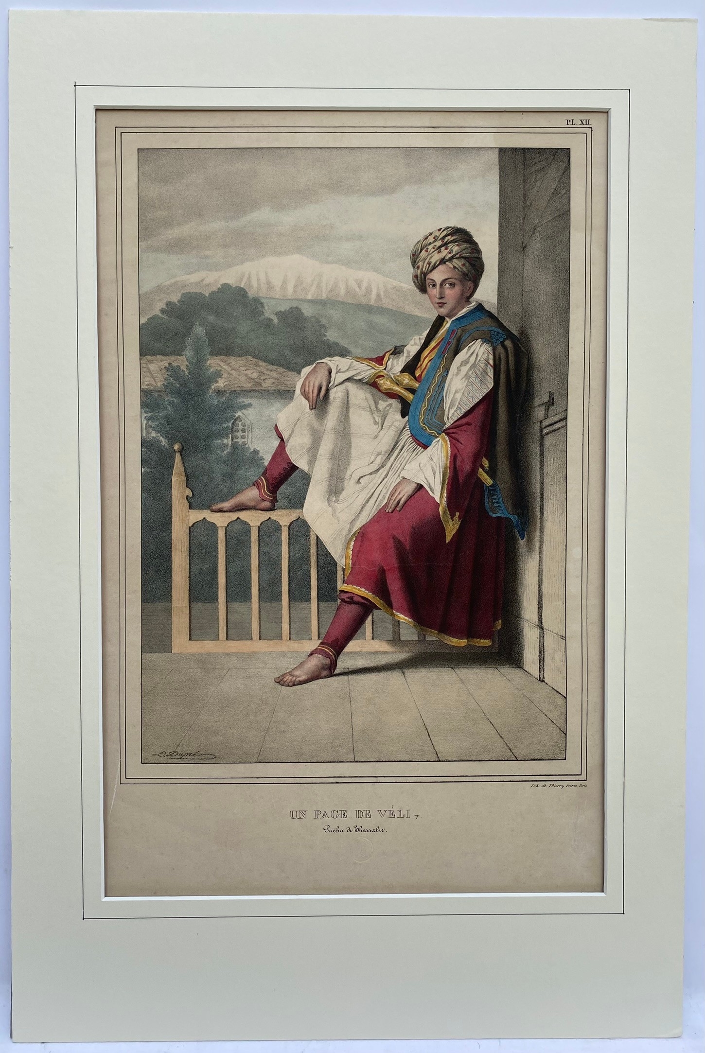 Louis Dupré Titled Une Page de VeliPasha de Chessalie / An Attendant