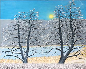 Trees at the waters edge - Jacob Clementchitch