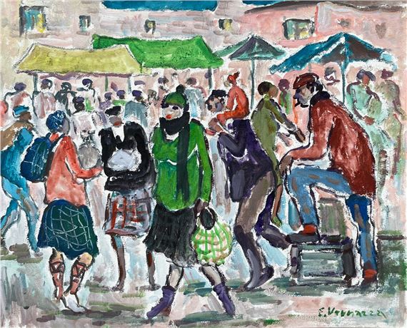 Escena de ciudad by Eduardo Vernazza