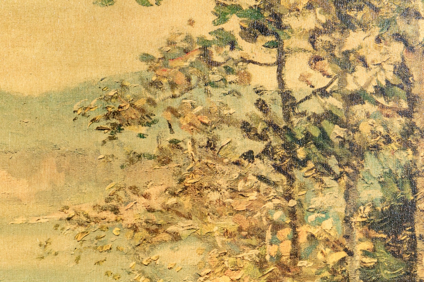 Artwork by Carl Wendell Rawson, Lake Superior, Made of print on board