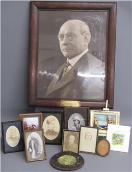 Lafayette photograph with plaque 'Presented to Ex-Provost Robert Smith J.P for his faithful services - Robert Smith
