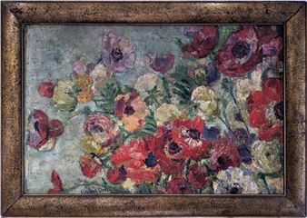 BRASSEE D'ANEMONES ET DE RENONCULES - Claudius Denis