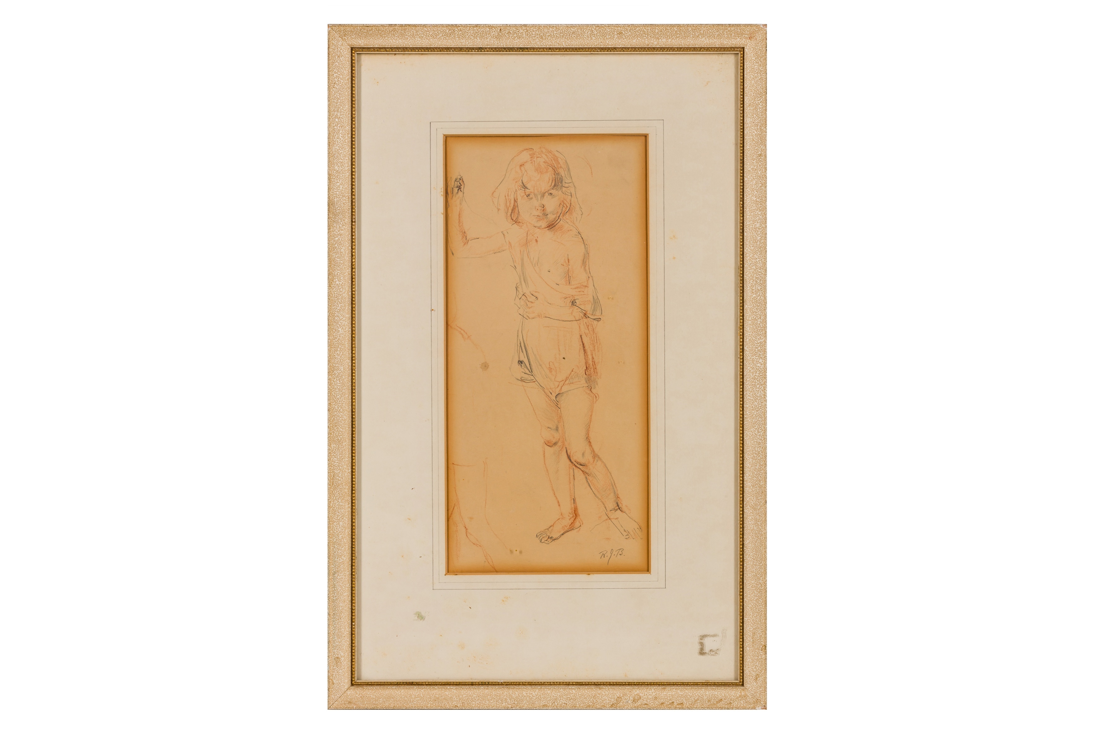 Rodney Joseph Burn | Study of a boy standing | MutualArt
