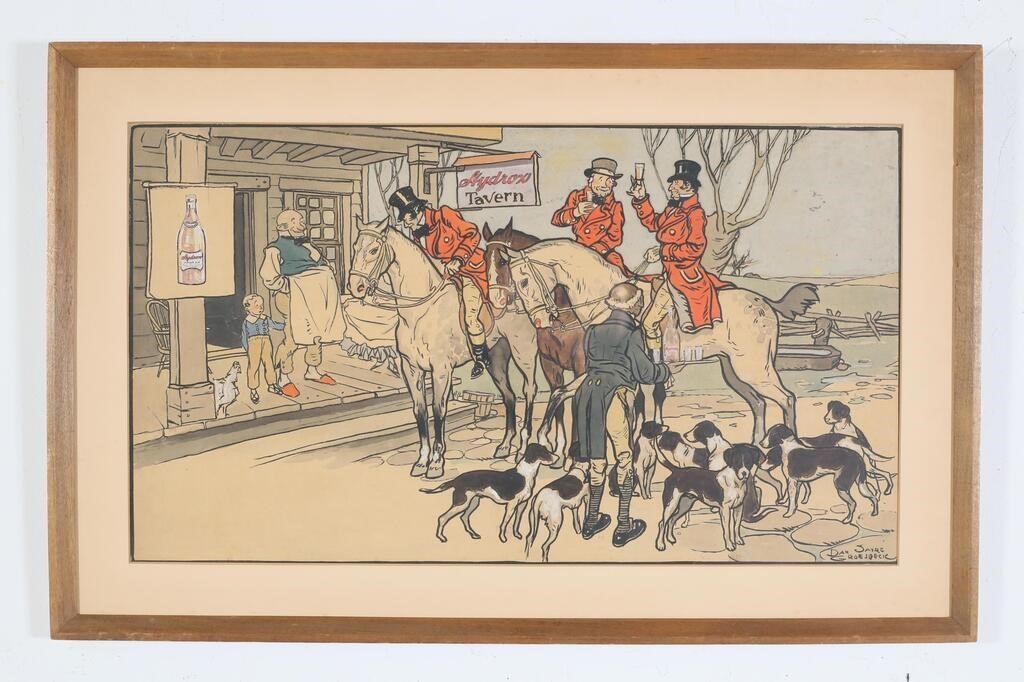 Artwork by Daniel Sayre Groesbeck, Dan Sayre Groesbeck 2 Illustrations, Made of paint