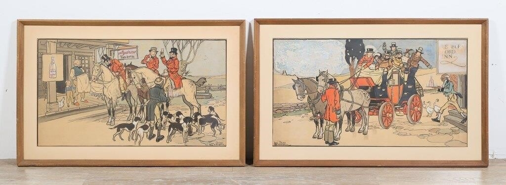 Artwork by Daniel Sayre Groesbeck, Dan Sayre Groesbeck 2 Illustrations, Made of paint