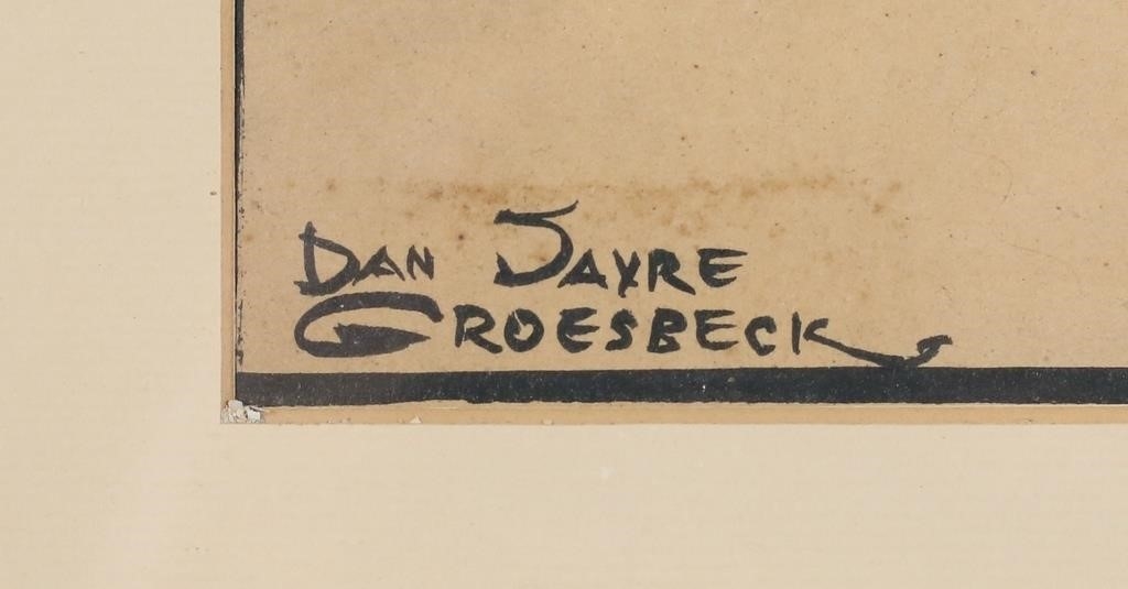 Artwork by Daniel Sayre Groesbeck, Dan Sayre Groesbeck 2 Illustrations, Made of paint