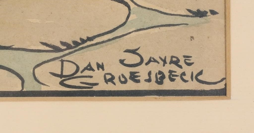 Artwork by Daniel Sayre Groesbeck, Dan Sayre Groesbeck 2 Illustrations, Made of paint