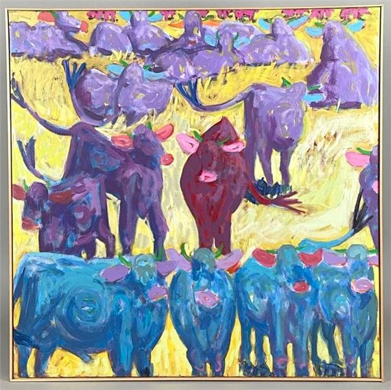 The yellow meadow by Zuka, 1992