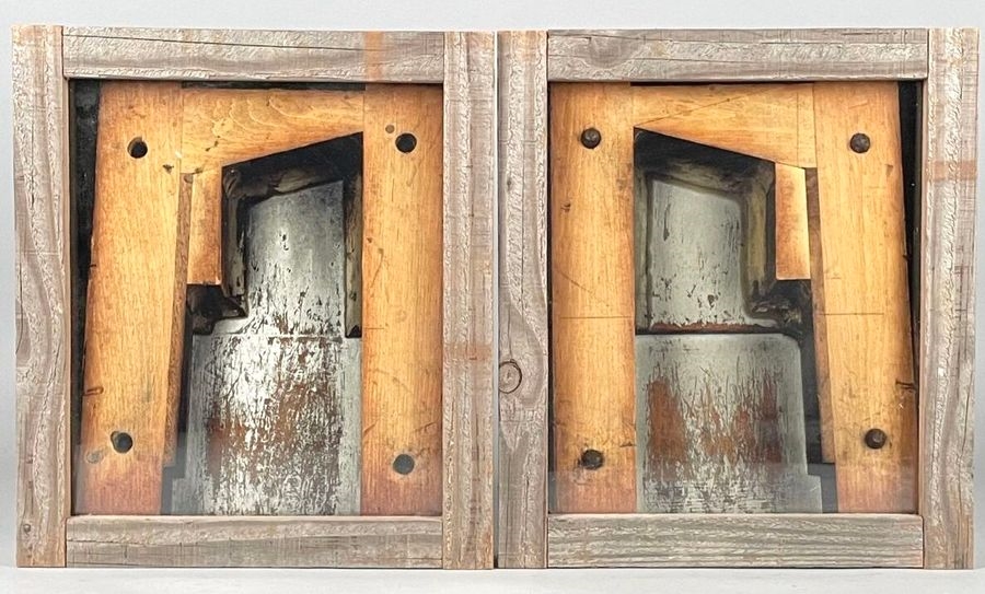 Artwork by Pascal Kern, Sculpture, Made of Cibachrome, wood