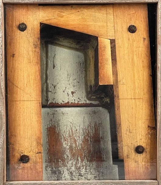 Artwork by Pascal Kern, Sculpture, Made of Cibachrome, wood