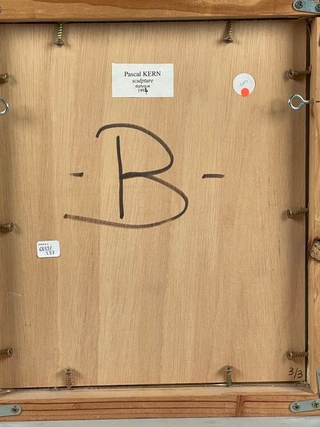 Artwork by Pascal Kern, Sculpture, Made of Cibachrome, wood