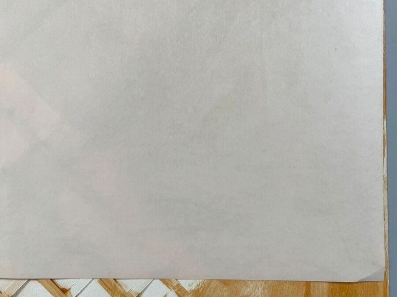 Artwork by Alejandro Puente, Geometric composition Mixed media on cut paper, Made of paper