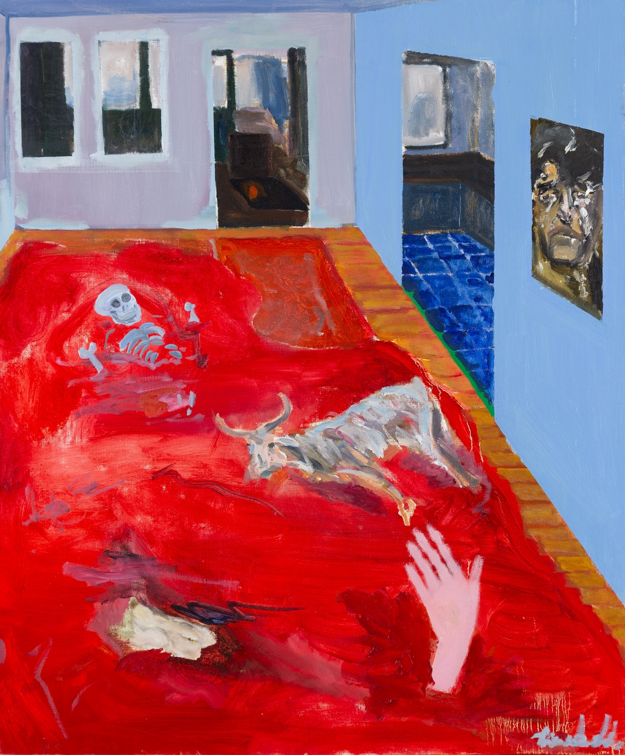 Artwork by Tomasz Paszkowicz, Self-portrait in the identity of ancestors, Made of oil/canvas