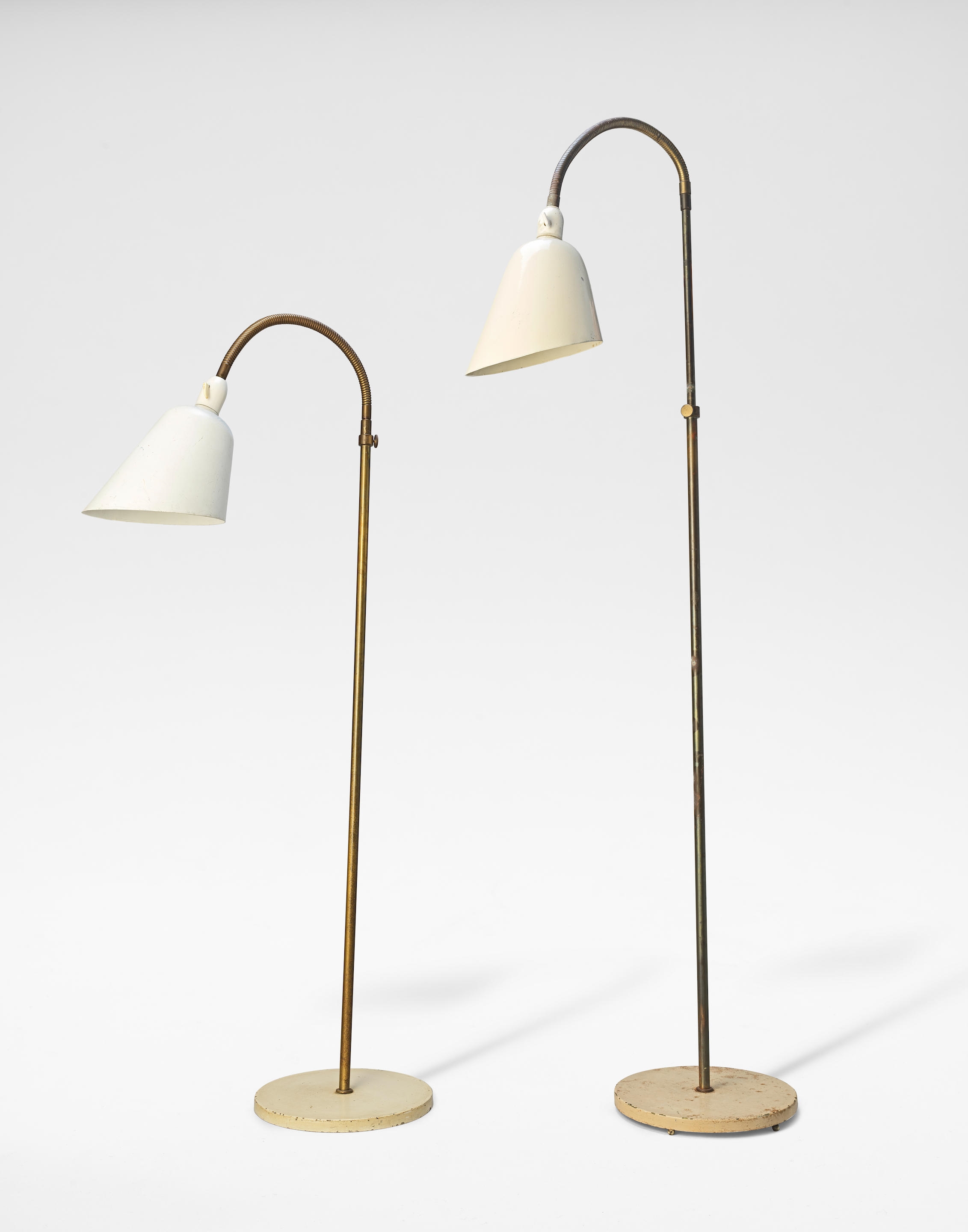 Pair of standard adjustable lamps , designed 1929 - Arne Jacobsen
