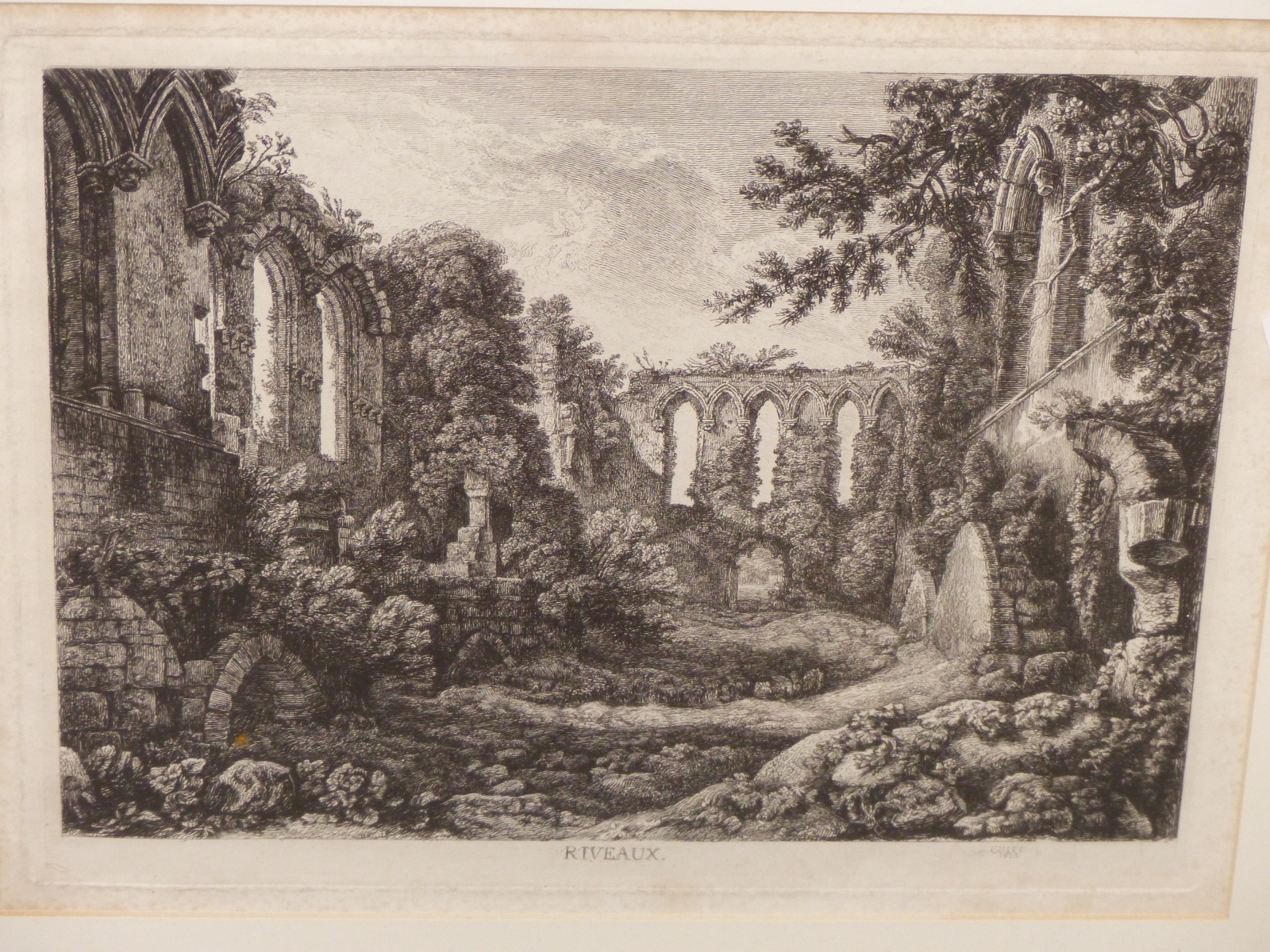 George Cuitt | FOUR ENGRAVINGS OF ARCHITECTURAL VIEWS AND AN ENGRAVING ...