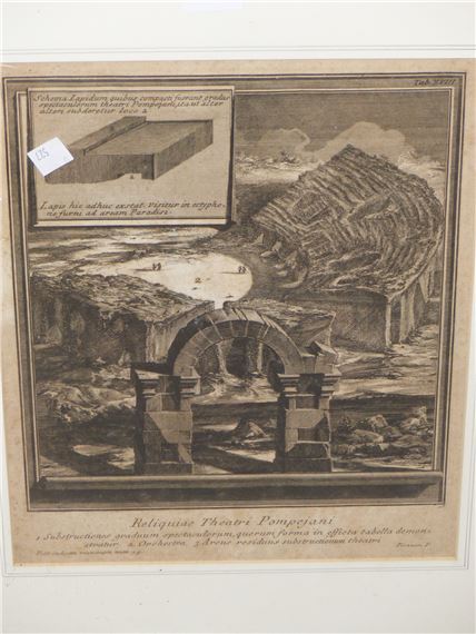 George Cuitt | FOUR ENGRAVINGS OF ARCHITECTURAL VIEWS AND AN ENGRAVING ...
