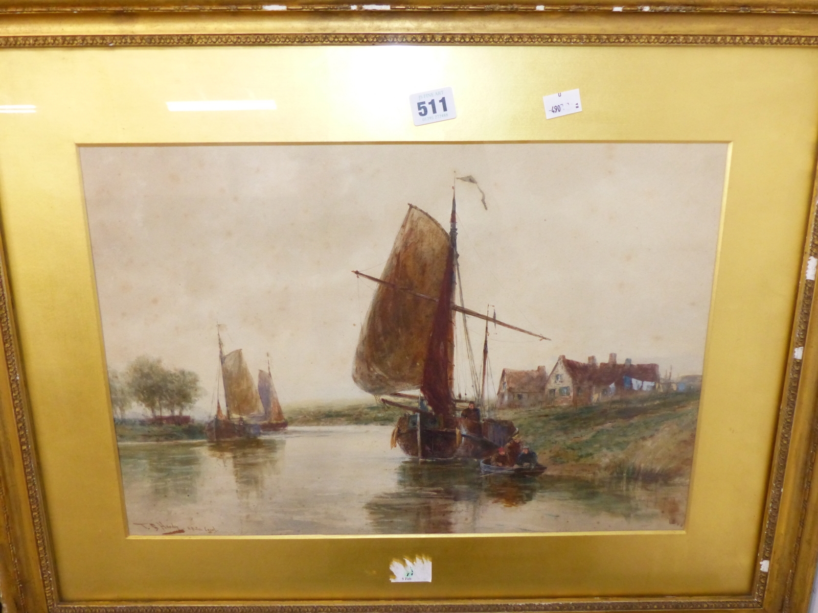 Thomas Bush Hardy | A DUTCH CANAL | MutualArt