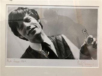 PHILIP TOWNSEND SIGNED PHOTOGRAPHIC PRINT OF MICK JAGGER 1964 - Philip Townsend