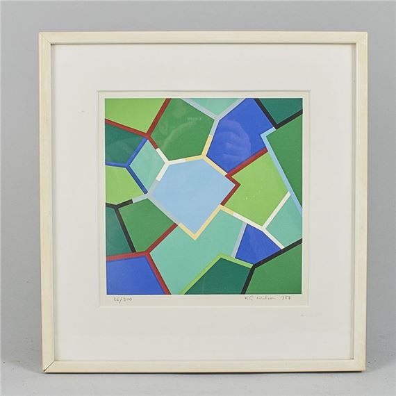 numbered 26/300 by Karl Gustaf Nilson, dated -87