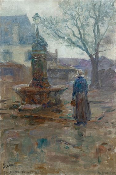 Concarneau in Winter by Otakar Lebeda, 1898