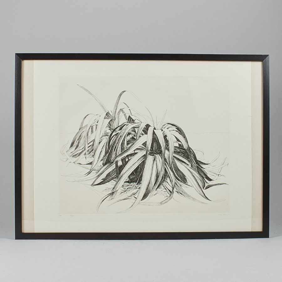 Artwork by Ulla Fries, Sweden. Signed, Made of ETCHING