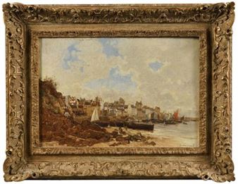 View of the port - Gustave Garaud