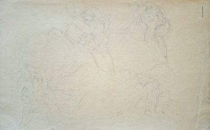 Studies by Eugène Delacroix