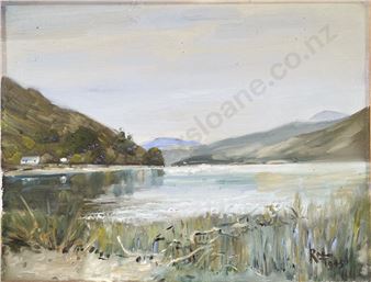 Albert James Rae (1884 - 1971) - Coastal Inlet (unframed - Albert James Rae